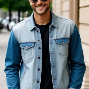 Blue Shirt in cotton for sell